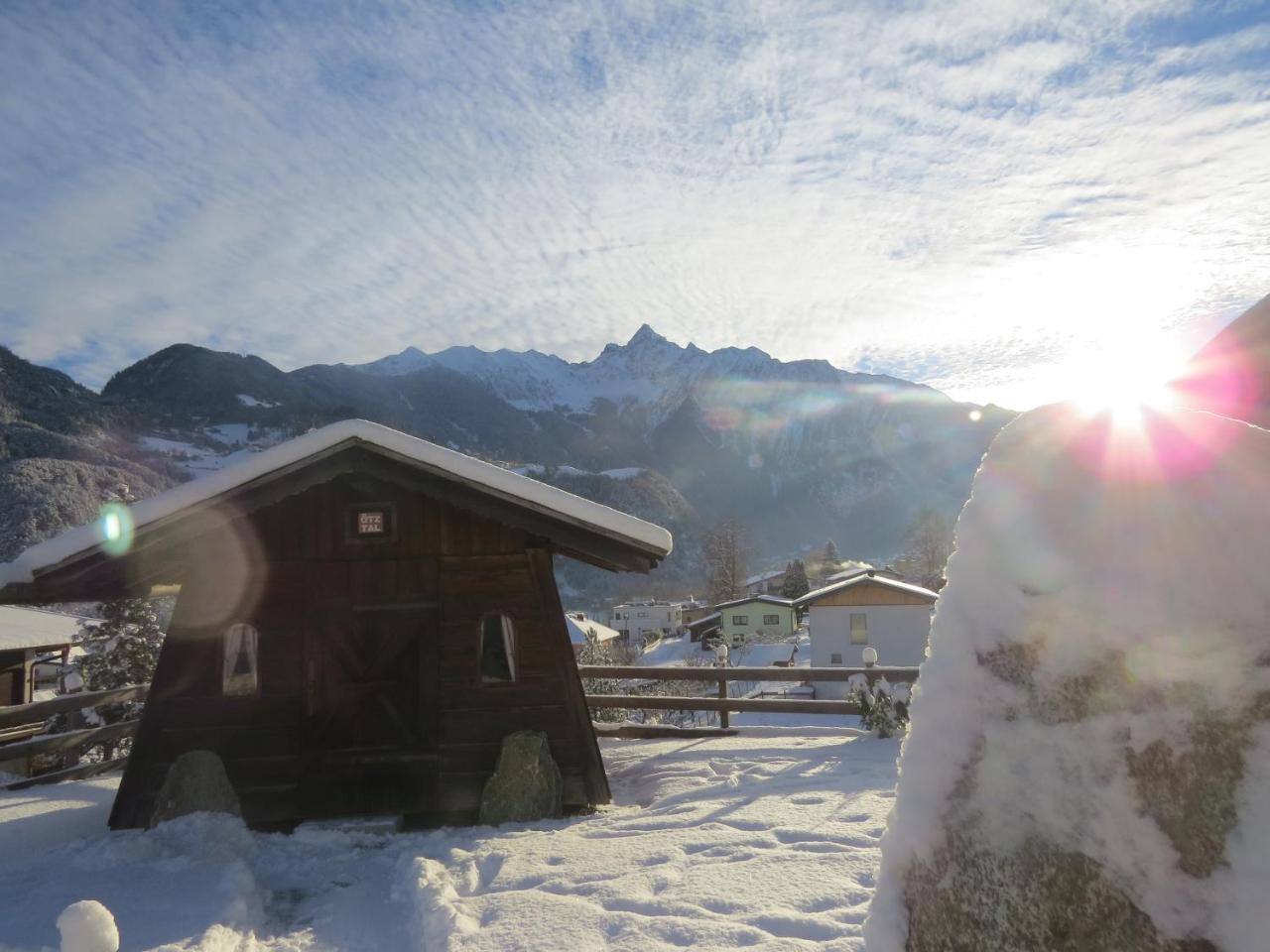 Ferienhaus Ötztal-Lodge Sautens Exterior foto